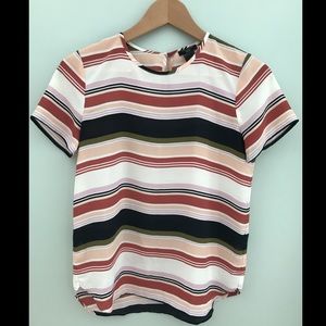 Ann Taylor Factory Short Sleeve Shirt XSP